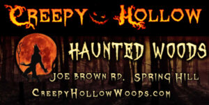 Creepy Hollow Haunted Woods logo