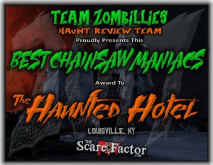 Best Chainsaw Maniacs Award