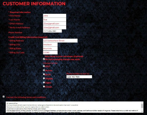 Capture Customer Ticketing Data