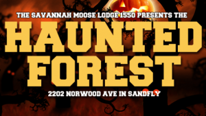 Haunted Forest Moose Lodge 1550