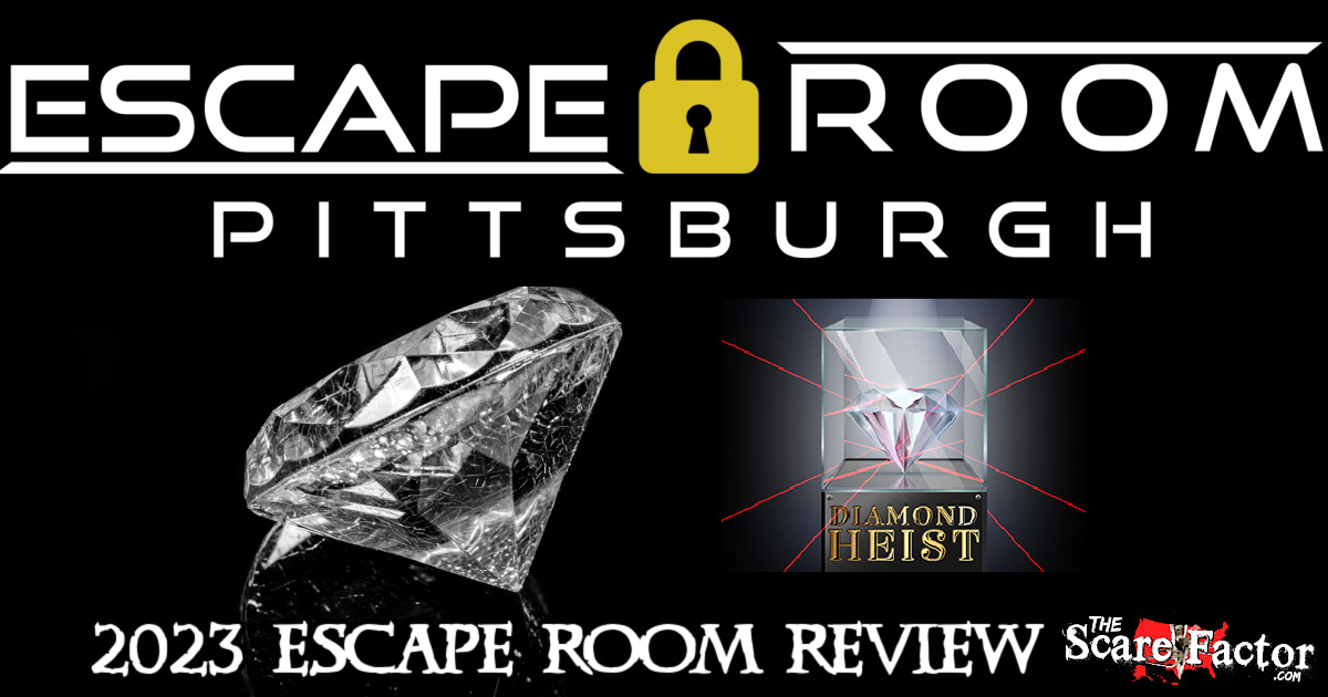 Diamond Heist at Escape Room Pittsburgh Greenfield Review 2023 The