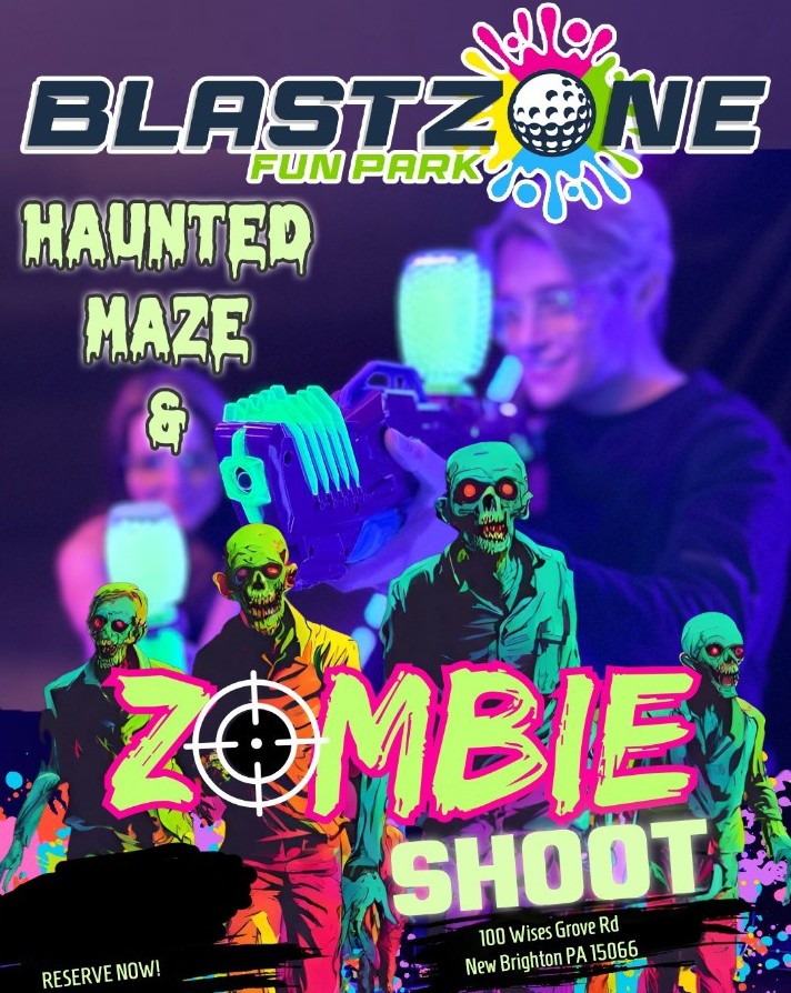 BlastZone Fun Park Haunted Maze & Zombie Shoot