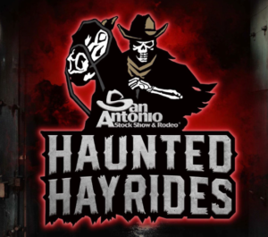 San Antonio Stock Show & Rodeo Haunted Hayrides logo