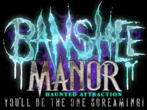Banshee Manor Haunted House Logo