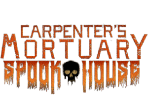 Carpenters Mortuary Spook House Logo