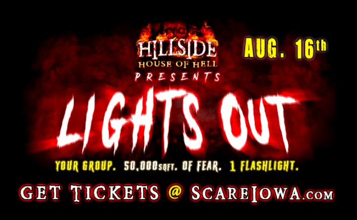 Hillside House of Hell Lights Out Event August 2025