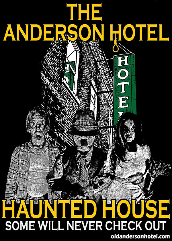 Anderson Hotel Haunted House Logo
