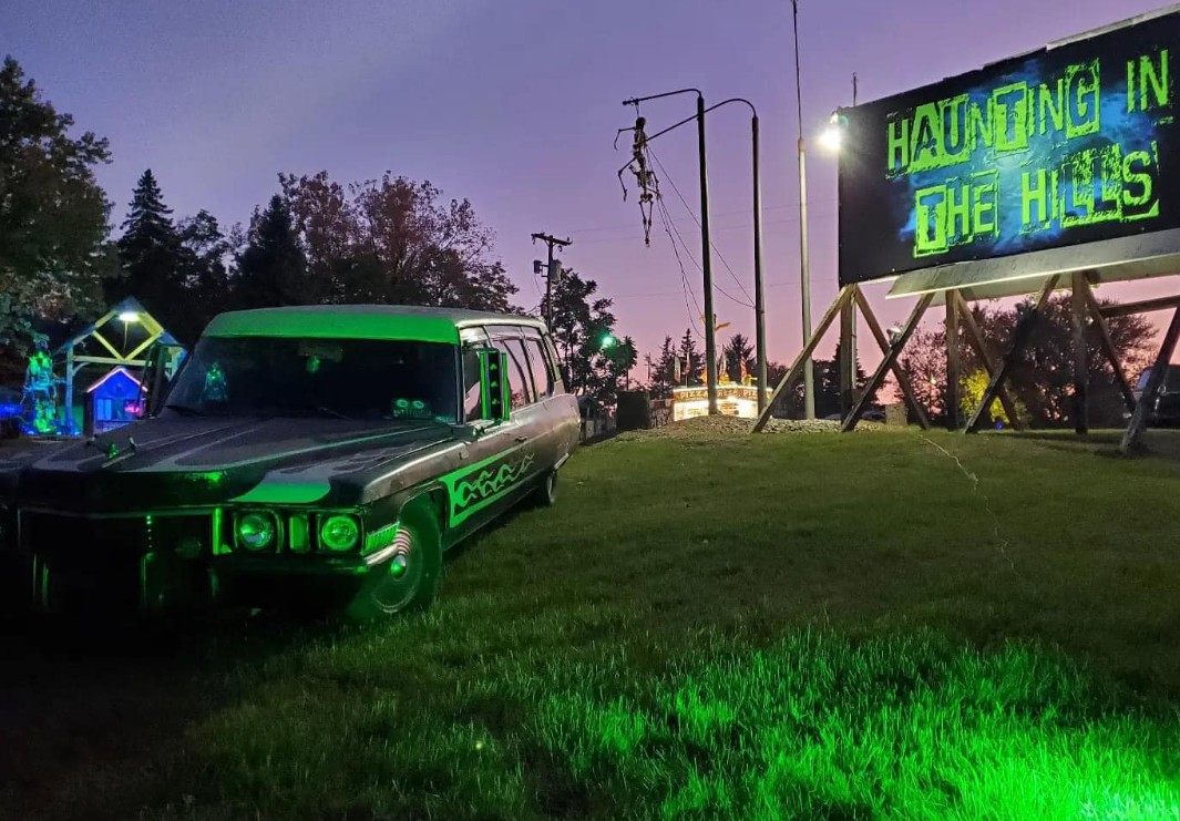 Haunting in the Hills Hearse