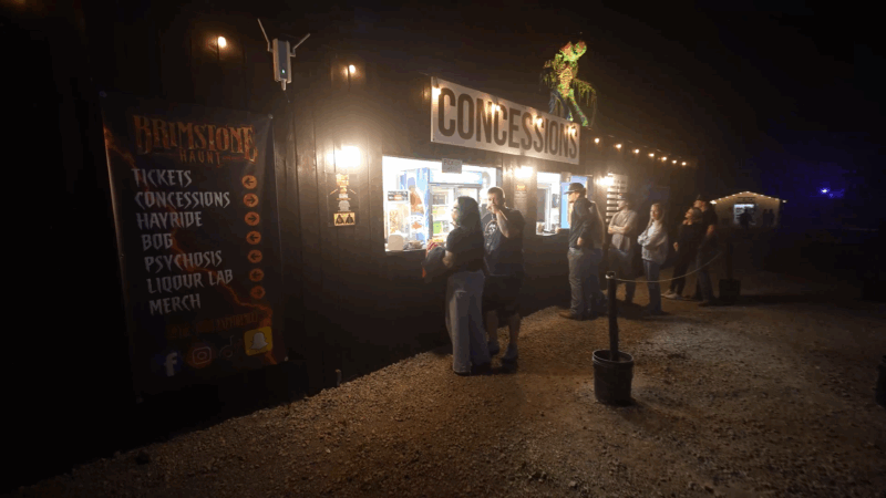 Brimstone Haunt Concessions Entertainment