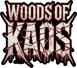 Woods of Kaos Scream Park logo