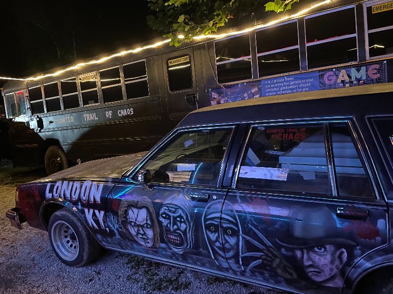 Haunted Trail of Chaos 2025 - Chaos-Hearse