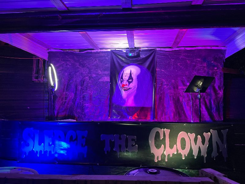 Haunted Trail of Chaos 2025 - Sledge-the-Clown-Stage
