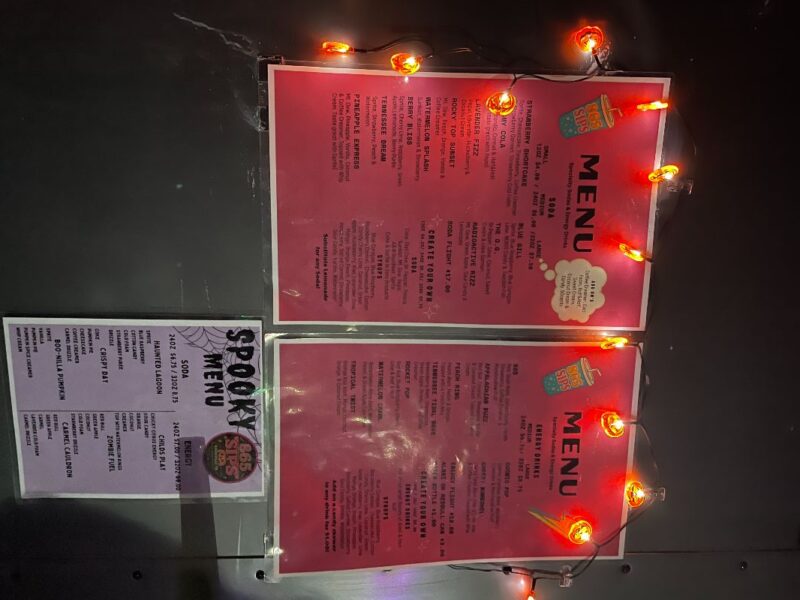 Screamville Haunted Attraction 2025 - Food-Truck-Menu