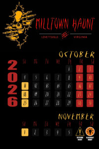 Dates and hours calendar
