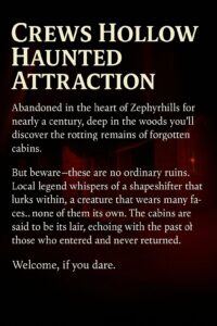 Crews Hollow Haunted Attraction logo