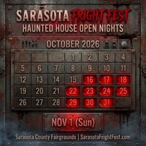 Sarasota Frigth Fest 2026 Dates