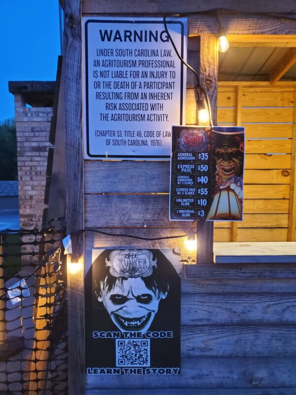 Sunken Manor booth prices