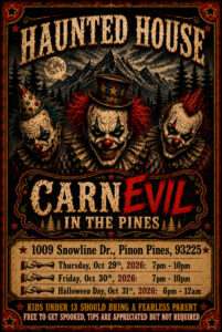 CarnEvil in the Pines logo