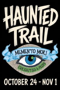 Memento Mori Props Backyard Haunted Trail logo