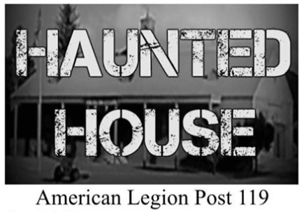 Haunted House at American Legion Post 119 Logo Haunted House at American Legion Post 119 Logo