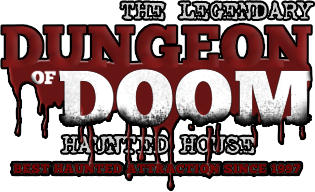 Dungeon of Doom Haunted House Logo