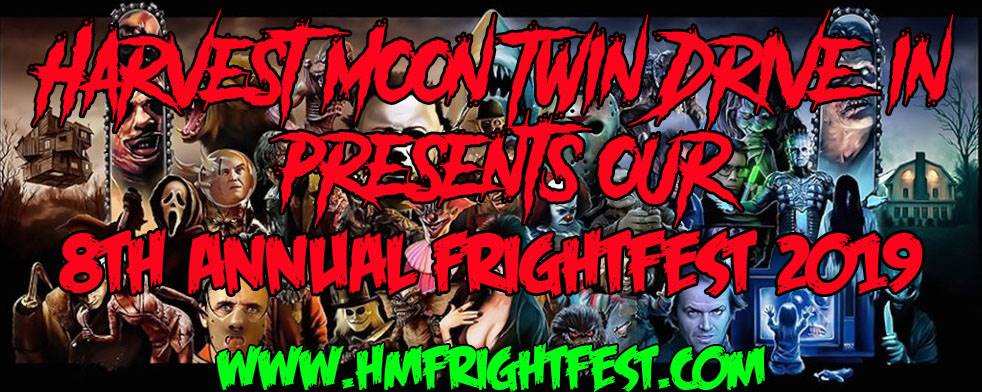 Harvest Moon Twin Drive In Presents Frightfest Logo Harvest Moon Twin Drive In Presents Frightfest Logo