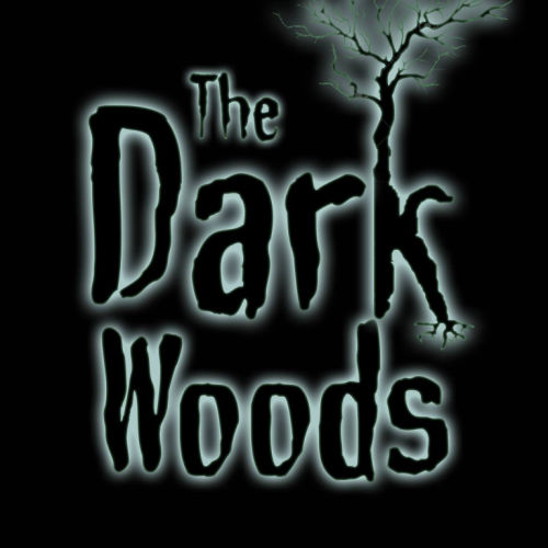 The Dark Woods Haunted Event at Trombly Gardens Logo