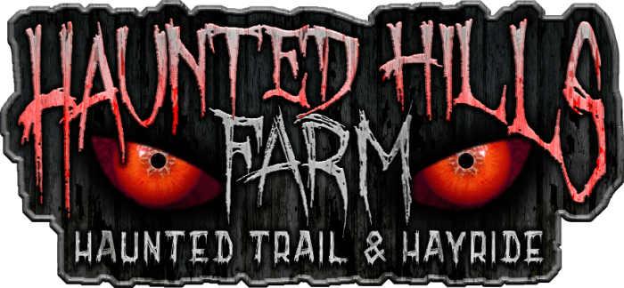 Haunted Hills Farm Trail and Hayride Logo