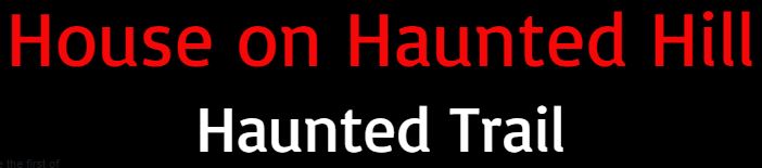 Ringlers House on Haunted Hill Haunted Trail Logo